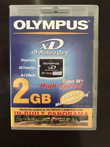 NEW Olympus xD-Picture Card XD 2GB High Speed Type M+ SEALED - Picture 1 of 6