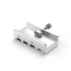 USB2.0 HUB USB3.0 Adapter Desk Screen Bracket Snap Fastener Multiport - Imagen 1 de 8