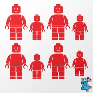 8 Toy Men Set Children’s Vinyl Wall Art Sticker Decal Bedroom Home Decor - Picture 1 of 4