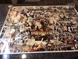 1970 RALPH ALAN DALE "PROTEST" Eine grafische Dokumentation Vietnamkrieg Collage Poster - Bild 1 von 22