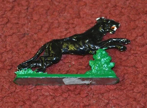 Figura de estaño, pantera, pintada, alemana alrededor de 1930 - Imagen 1 de 2