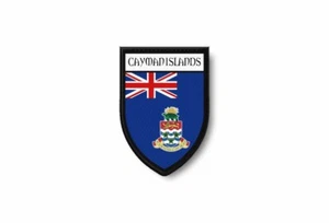 Iron-On Patch Embroidered Border Flag Printed Cayman Islands - Picture 1 of 1