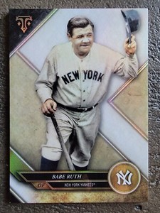 Babe Ruth 2017 Topps Triple Threads #67 HOF Yankees