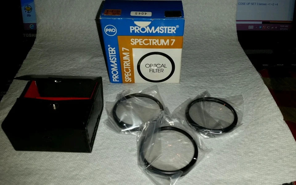 Promaster Spectrum 7 Optical Filter 49mm camera Lens New Case +1 +2 +4 Close Up - Image 1 of 3
