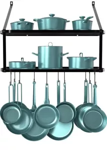29.5 Inch Kitchen Wall Mounted Pot Pan Rack - Picture 1 of 7