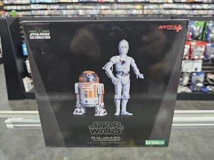 R3-A2 with K-3PO Star Wars 2015 Celebration Figures with Coin Kotobukiya CIB - Picture 1 of 10
