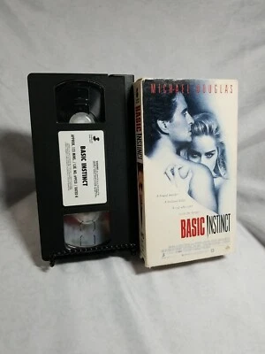 Basic Instinct VHS VCR Video Tape Movie  Michael Douglas Used - Image 1 of 2
