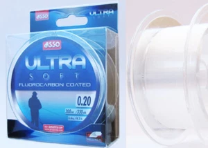 Línea de pesca de fluorocarbono recubierto ultra suave 300 m carretes transparentes tamaños nuevo - Imagen 1 de 8