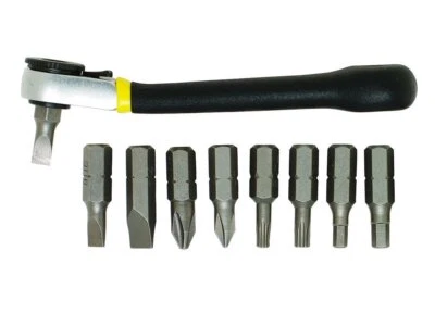 General Tools 80075 Nine-Piece Ratchet Offset Screwdriver Set - Image 1 of 2