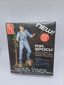 Vintage 1979 AMT Star Trek The Motion Picture Mr Spock Kit #S973 Factory Sealed - Picture 1 of 9
