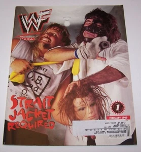 Vintage February 1999 WWF MAGAZINE Al Snow & Mankind Cover - WWE - Imagen 1 de 1
