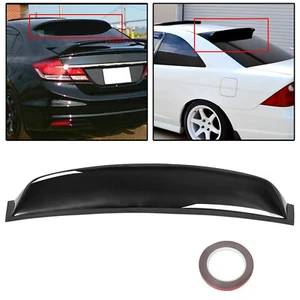 Honda Civic Sedan Rear Window Visor Roof Spoiler Deflector Black FOR 2006-2011 - Picture 1 of 15