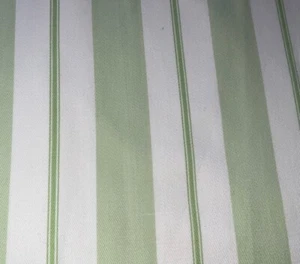 CORTINAS A RAYAS VERDES Y BLANCAS POTTERY GRANN NIÑOS~84"" DE LARGO - Imagen 1 de 5