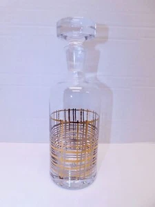 Crate & Barrel MINGLE by Krosno Poland Decanter Mid Century Modern Style - Picture 1 of 12