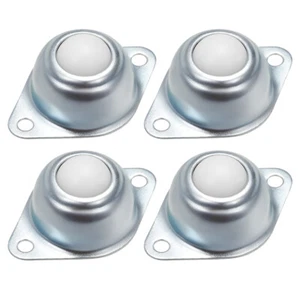 4Stk Ø 15mm Transportrollen Nylon Kugellager Möbelroller 22lb Kapazität CY-15A - Bild 1 von 6