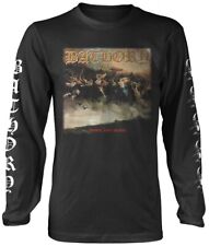 Bathory Blood Fire Death Tracklist (Black) Long Sleeve Shirt NEW OFFICIAL