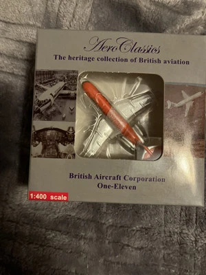 Aeroclassics BAC 1-11 Gulf Air  1:400 Orange - Image 1 of 2