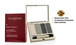 Clarins 4 Color Eyeshadow Palette Smoothing & Long Lasting 06 Forest  0.2 oz NIB - Picture 1 of 1