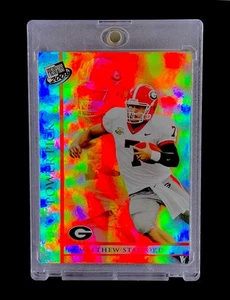 MATTHEW STAFFORD ROOKIE REFRACTOR RAINBOW FOIL RC Card 2009 Non Auto - RAMS - Picture 1 of 5
