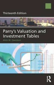 Parry's Valuation and Investment Tables by Davidson, Alick 0080971350