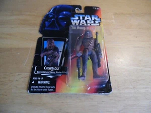 Power of the Force Chewbacca Action Figure Chewie 1995 Orange Card Kenner - Picture 1 of 5