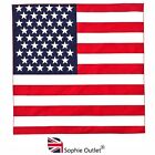 USA Ameryka Flaga Bandanna Nakrycie głowy Amerykańskie opaski Szalik Szyja Owijana UK