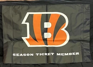 Cincinnati Bengals NFL portabandiera biglietto stagionale 50 stagioni 1968-2017 - Foto 1 di 2