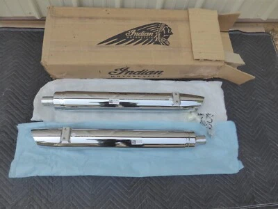 Indian Muffler Chief Classic Vintage 2014 Up 1262460-156 1262459-156 RH & LH Foto 1 de 4