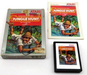 Jungle Hunt (Atari 2600, 1983) By Atari (Box, Cartridge & Manual) NTSC - Picture 1 of 12