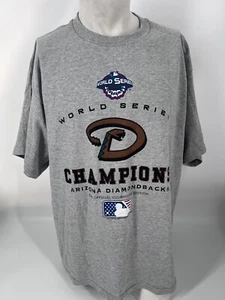 Diamondbacks 2001 World Series Champions Shirt XL Vintage Lee Sports Arizona - Picture 1 of 3