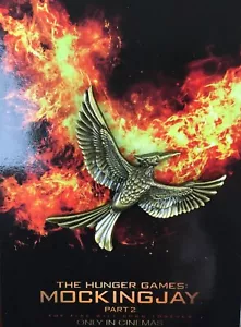 New - The Hunger Games Part 2 Gold Mockingjay Pin Katniss - Picture 1 of 4