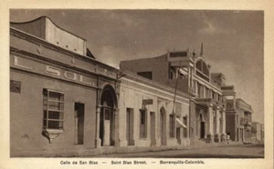 colombia, BARRANQUILLA, Calle de San Blas (1920s) Postcard - Picture 1 of 2