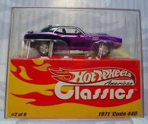 2003 Hot Wheels American Classics 1971 'CUDA 440∞purple∞Barracuda∞#80/5000∞1/43 - Picture 1 of 5