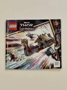 Lego 76208 Thor Love And Thunder Instruction Booklet Only  Book Guide No Pieces - Picture 1 of 2
