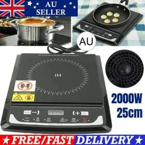 2000W Portable Induction Cooktop Hotplate Kitchen Cooker Hot Plate 250*250mm - Picture 1 of 12