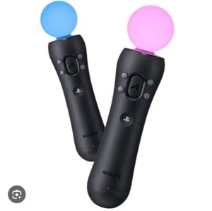 X 2 sony PLAYSTATION PS4 Mover Controlador - Negro (CECH-ZCM1E) - V1 Movimiento - Imagen 1 de 1