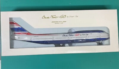 1/200 One Two Go ORIENT THAI Boeing 747-300 Daron Skymarks - Image 1 of 4
