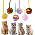 Colored Toy Balls Cats Accessories Colored Yarn Balls Relaxing Pet Cat Toys