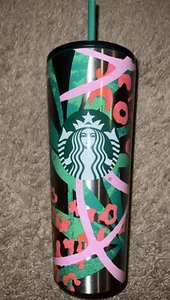 Starbucks TUMBLER 2021 Summer Jungle Collection Venti 24 OZ NUEVO - Imagen 1 de 4
