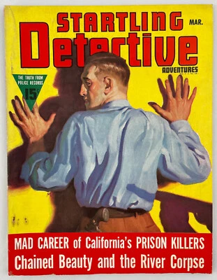 Startling Detective Adventurese, March 1939, Vintage True Crime Stories, Pulp - Image 1 of 4