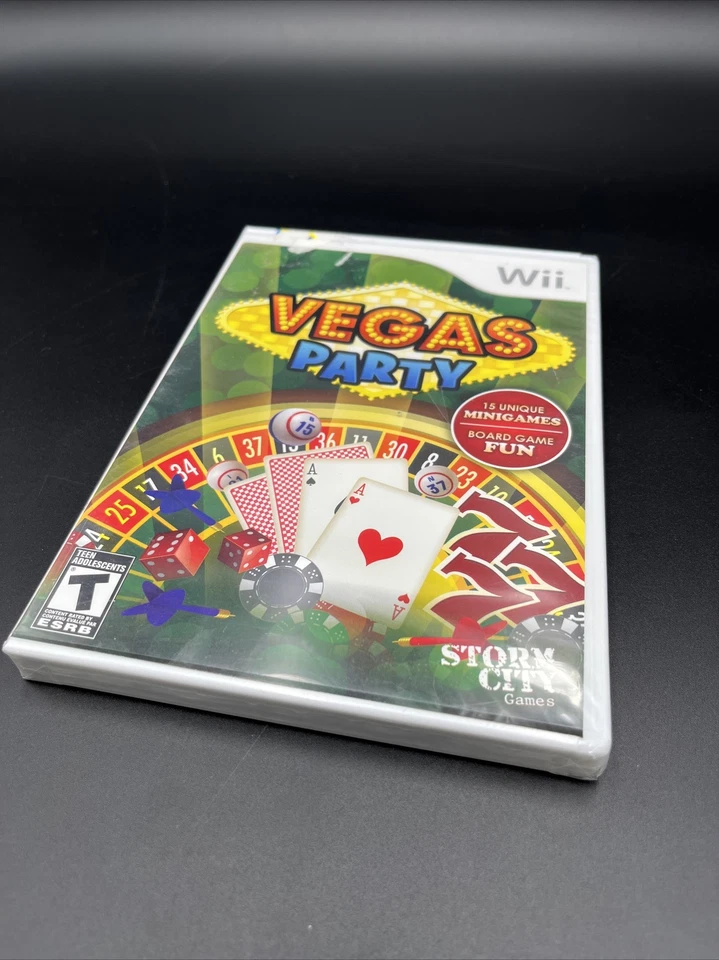 Vegas Party (Nintendo Wii, 2009) Brand New and Sealed - Image 1 of 3