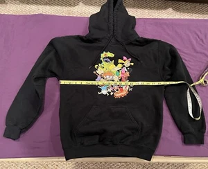 Nickelodeon All Stars Hoodie Sweatshirt Size S Pullover 2019 Black - Picture 1 of 4