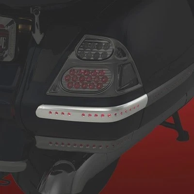 JUEGO DE LUCES ALFORJA SHOWCHROME® MARTINI PARA HONDA GL1800, CROMO NUEVO # 52-792 Foto 1 de 2