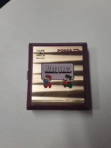 Super Vintage Game Watch Pokka Prize Edition Nintendo Mario Bros LIKE MINT COND - Picture 1 of 5