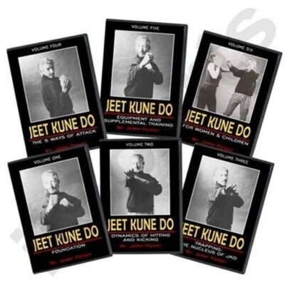 Jerry Poteet Martial Arts Jeet Kune Do Bruce Lee Jun Fan 6 DVD Training Set - Image 1 of 4