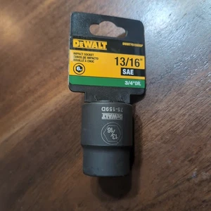 SAE Impact Socket, 6-Point, 3/4-In. Drive, 13/16-in. DWMT75159OSP - Picture 1 of 2