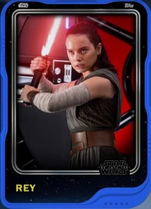 2025 Topps Star Wars Series 2 Tier 2 Blue Hoard 250x REY Digital - Zdjęcie 1 z 1