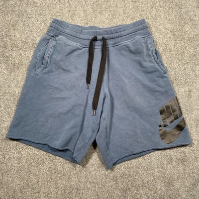 Pantalones Cortos Nike Para Hombre Talla Mediana Azul Lavado Ropa Deportiva Polar Swoosh Pantalones Cortos Foto 1 de 4