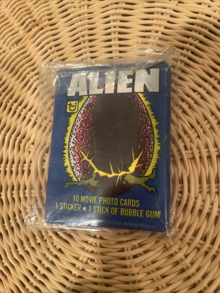 Paquete de cera Topps Alien sin abrir Foto 1 de 1