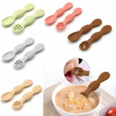 Infant Learning Spoons Baby Food Spoon Learning Feeding-Scoop Training Utensils • 13.20$